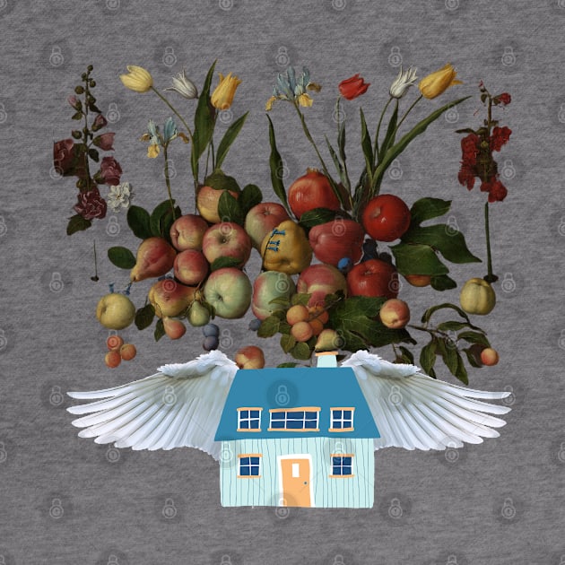 Flying Fruit Home | Fruits | Apples | Pears | Peaches | Funny by Cosmic Story Designer